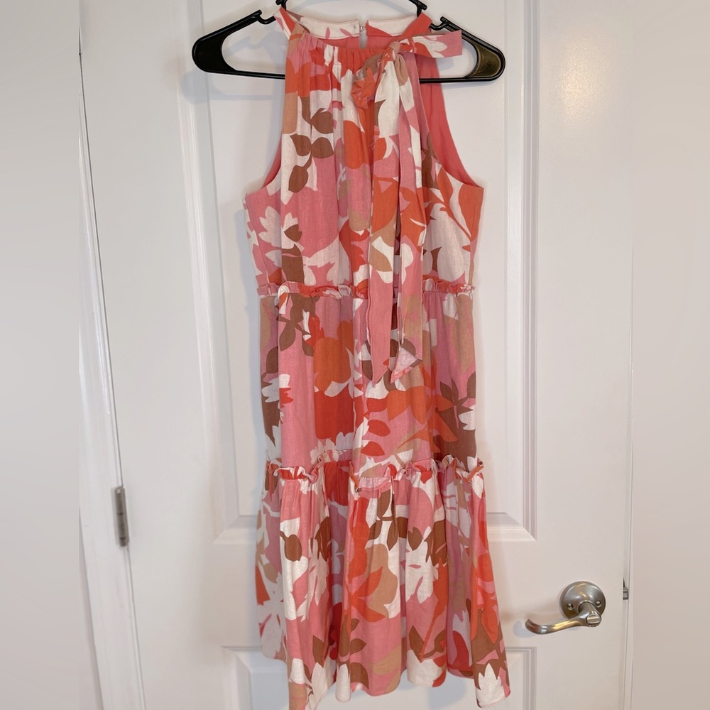 VC pink floral dress